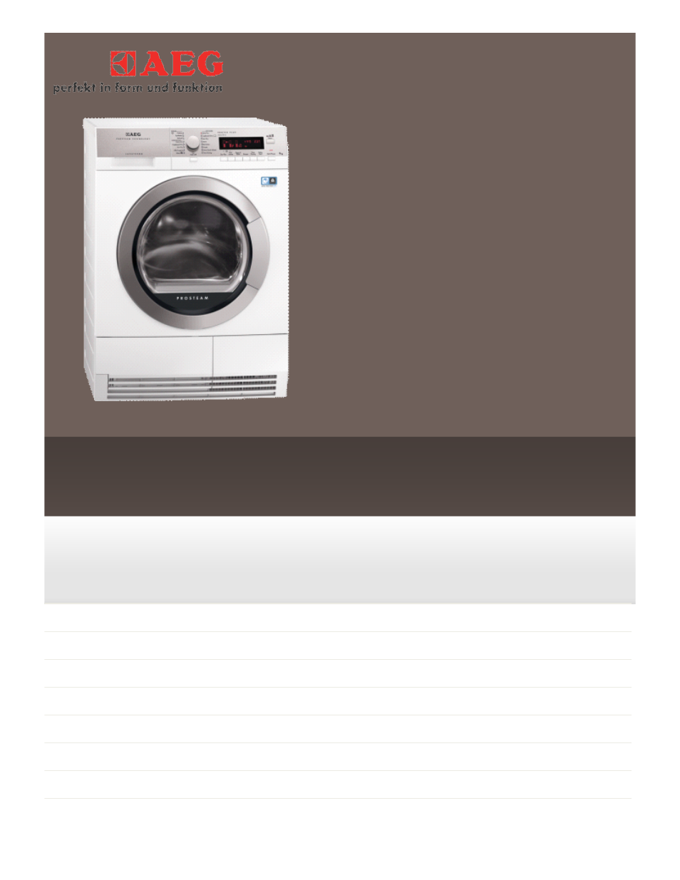 AEG T96695IH User Manual | 1 page