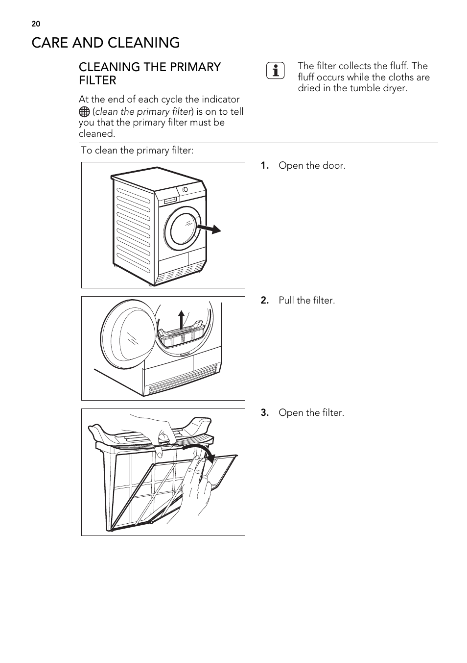 Care and cleaning | AEG T86585IH User Manual | Page 20 / 32