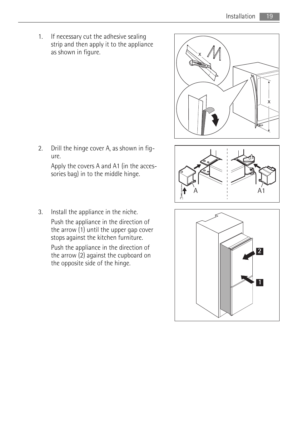 AEG SCS71800F0 User Manual | Page 19 / 28