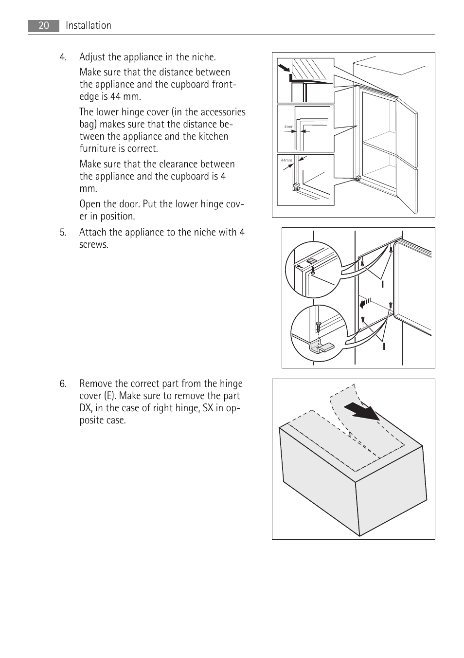 AEG SCS71800F0 User Manual | Page 20 / 28