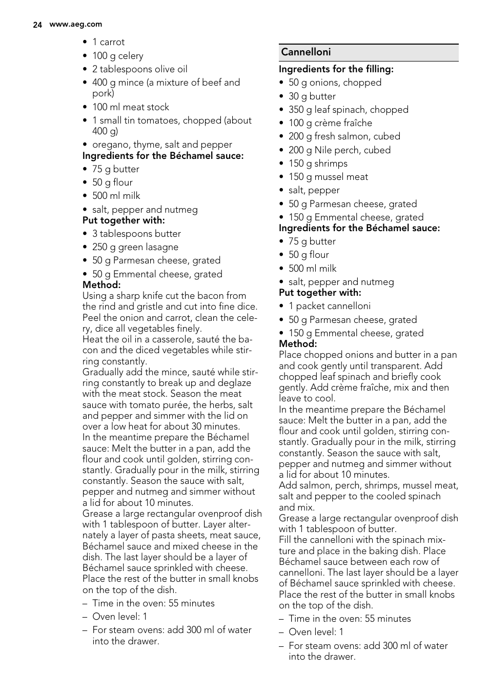 AEG MCD3881E-M User Manual | Page 24 / 32
