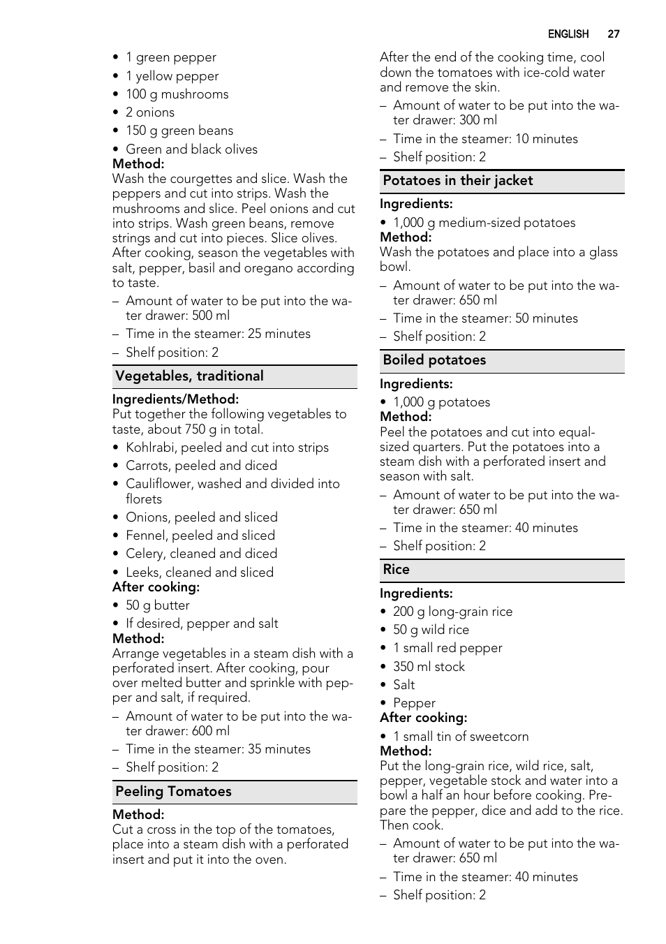 AEG MCD3881E-M User Manual | Page 27 / 32