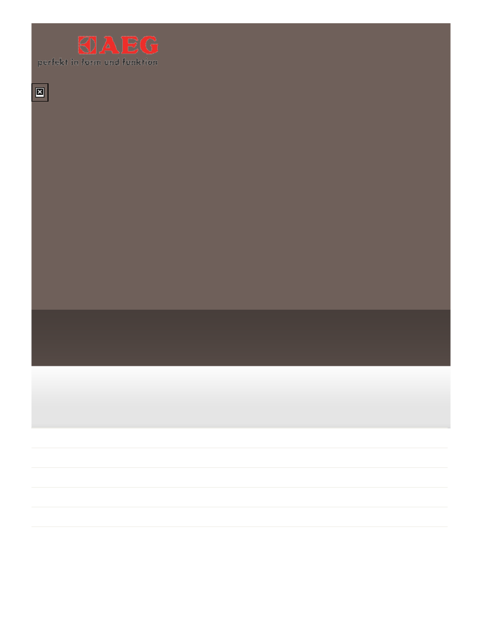 AEG HG694340XB User Manual | 1 page