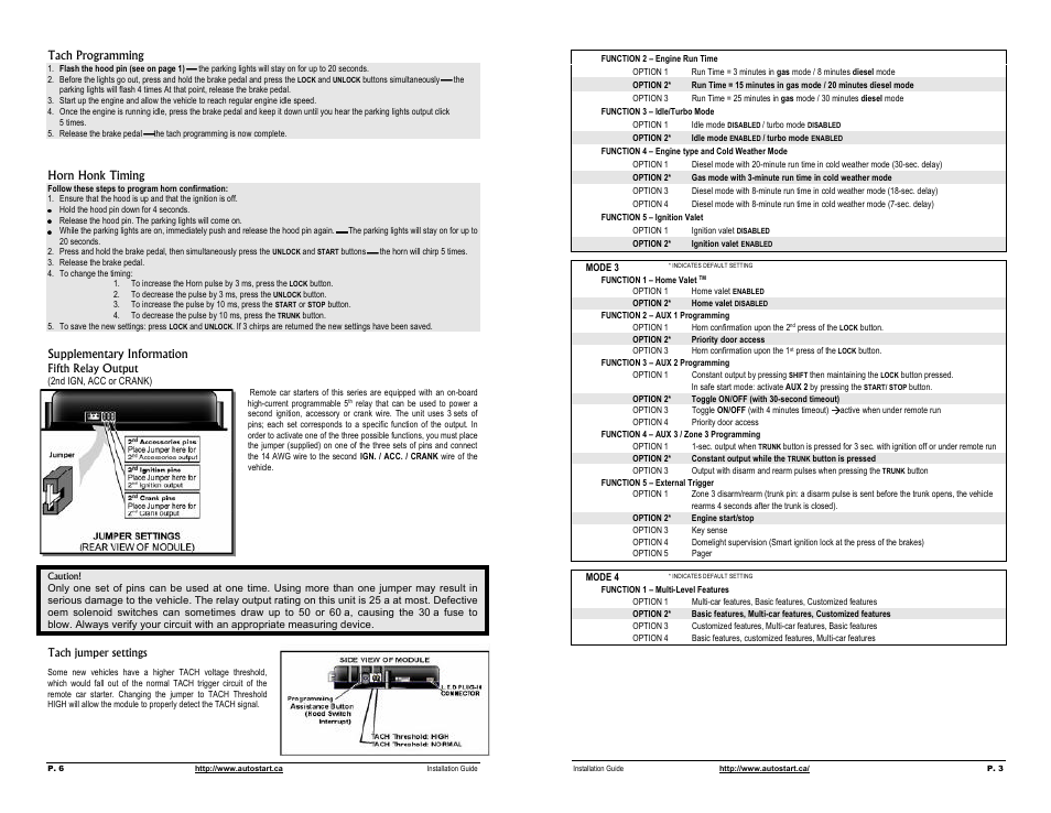 Autostart Two-way Led Automatic Transmission Remote Starter User Manual | Page 3 / 4