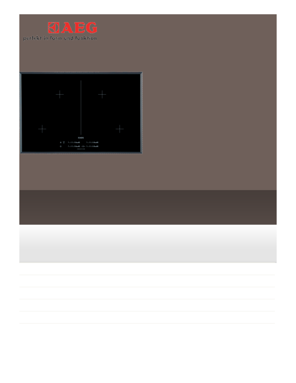 AEG HK654400XB User Manual | 1 page