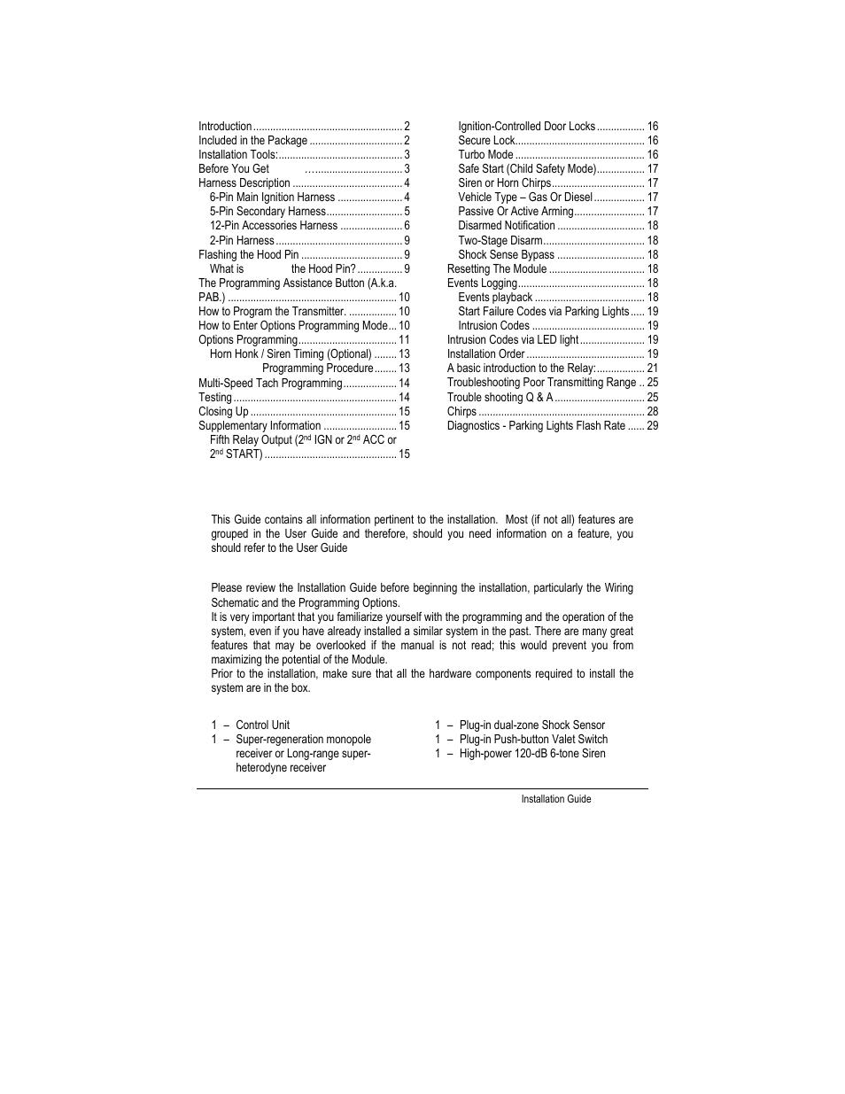 Autostart CT-5000 User Manual | Page 2 / 29