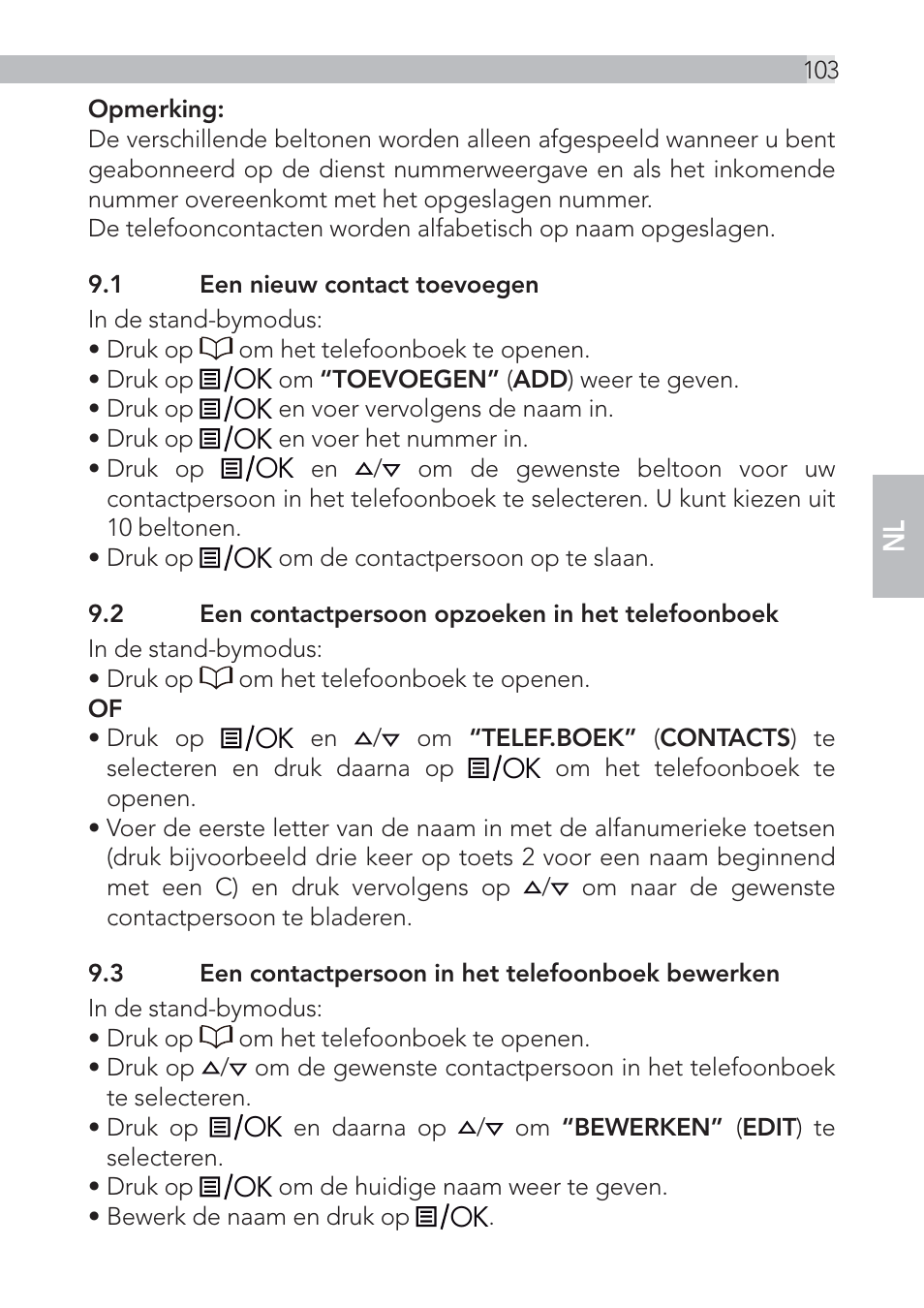 AEG Voxtel D555 User Manual | Page 103 / 120