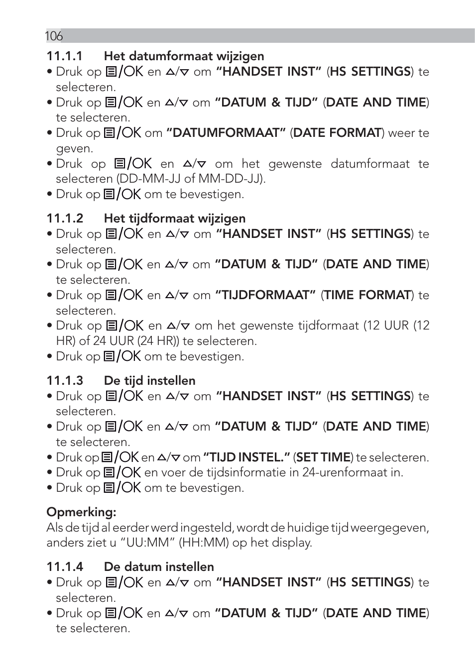 AEG Voxtel D555 User Manual | Page 106 / 120