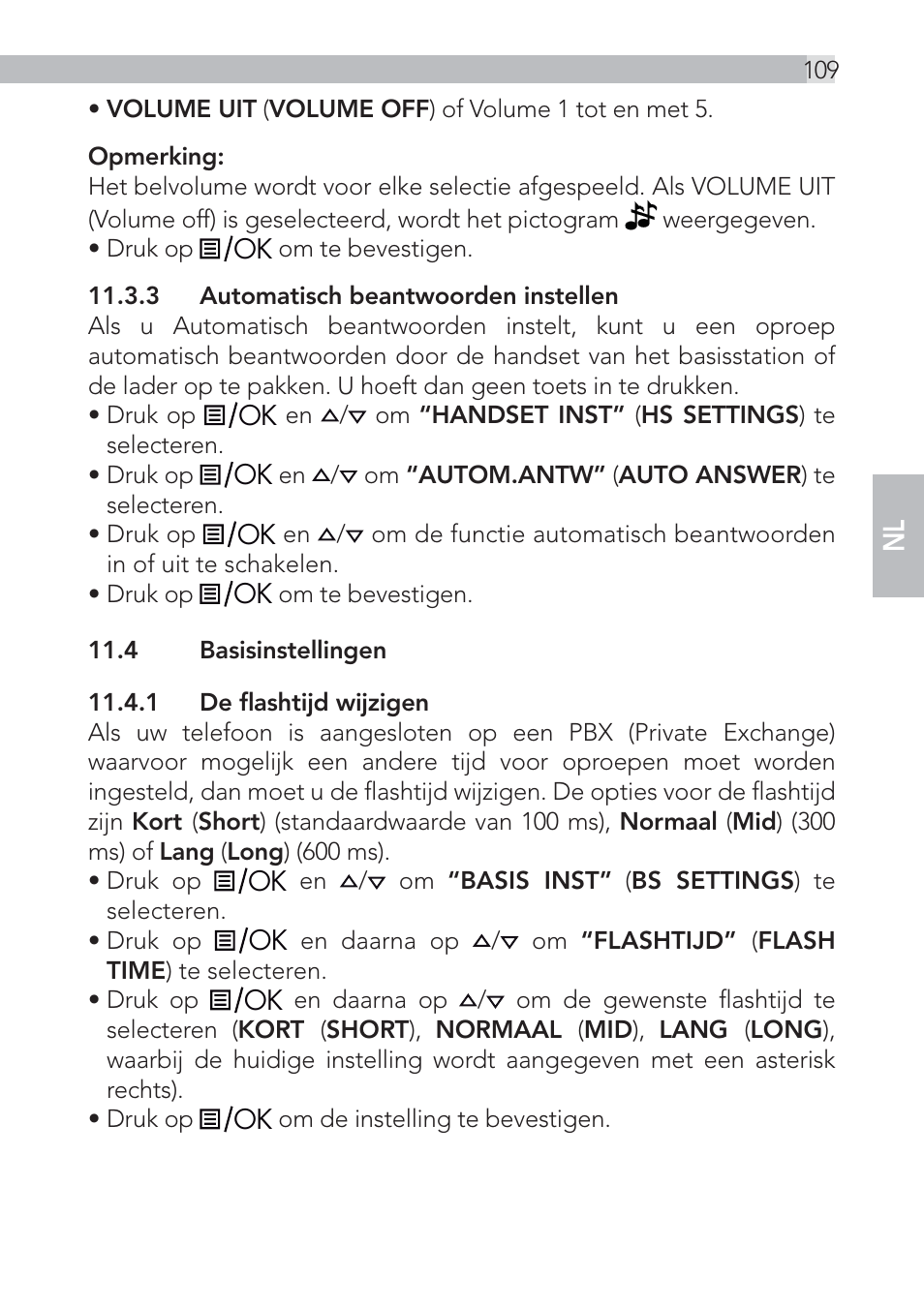 AEG Voxtel D555 User Manual | Page 109 / 120