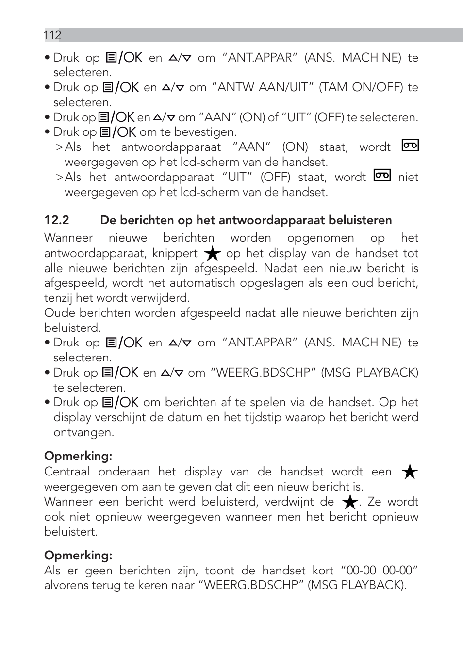 AEG Voxtel D555 User Manual | Page 112 / 120