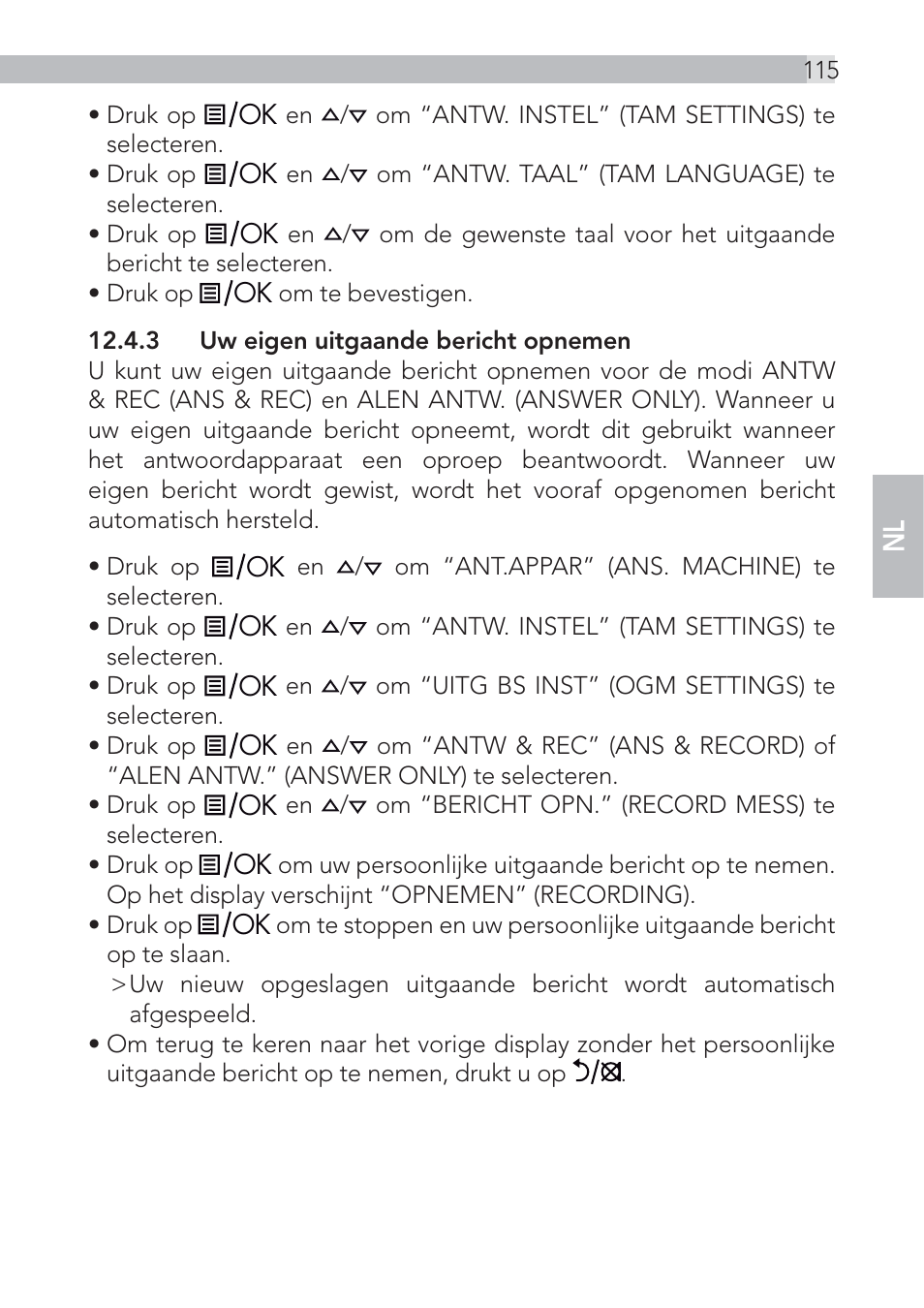 AEG Voxtel D555 User Manual | Page 115 / 120