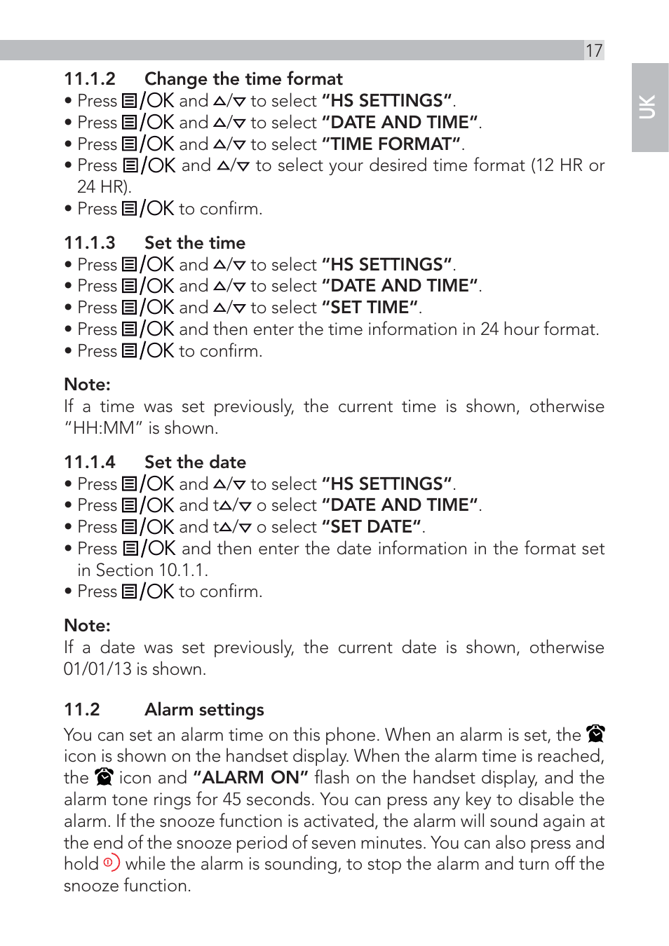 AEG Voxtel D555 User Manual | Page 17 / 120