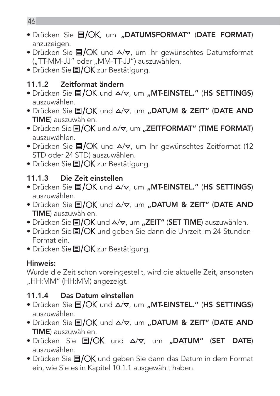 AEG Voxtel D555 User Manual | Page 46 / 120