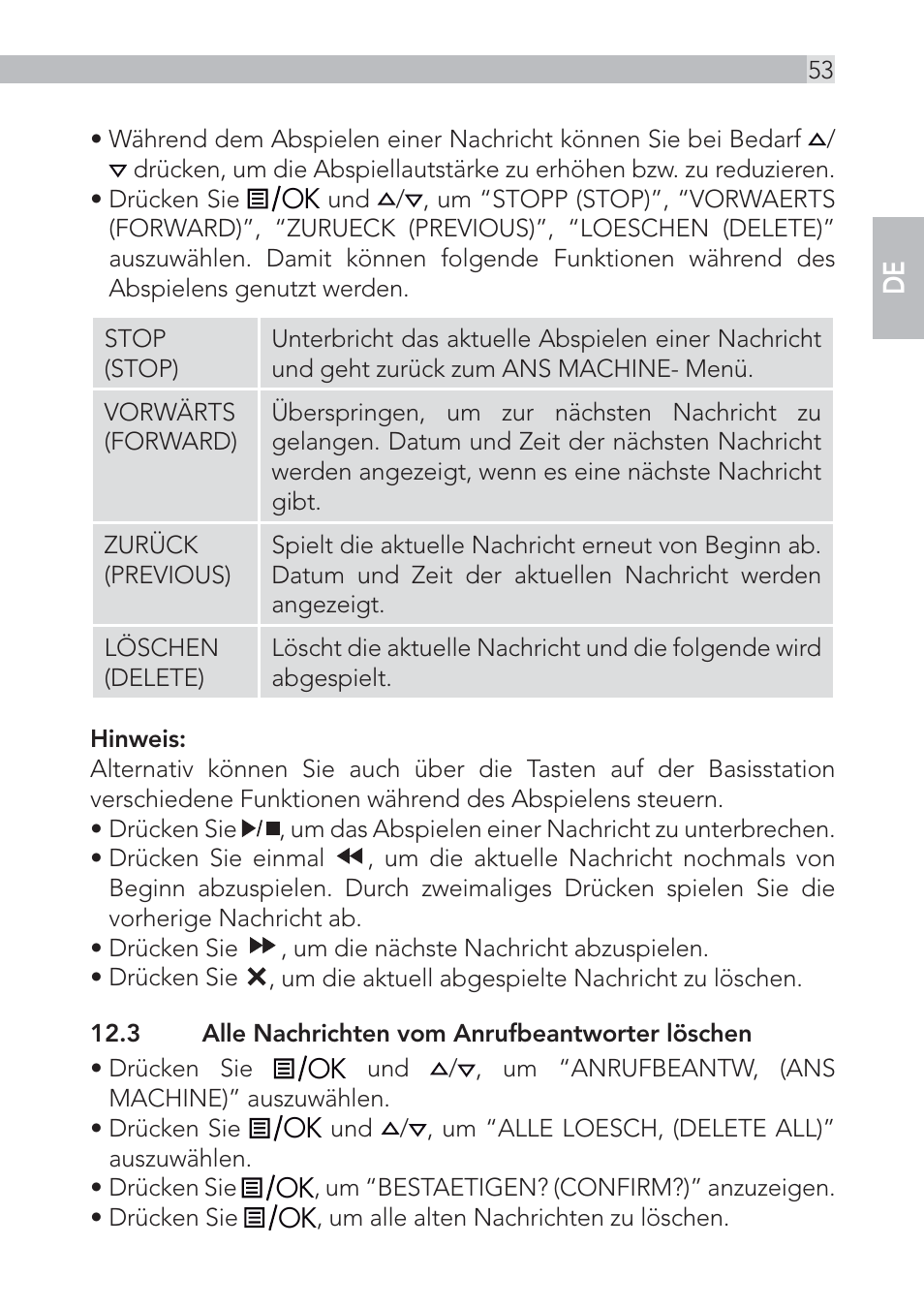 AEG Voxtel D555 User Manual | Page 53 / 120