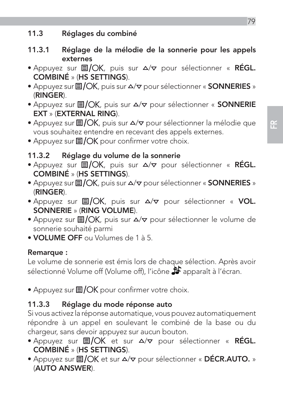 AEG Voxtel D555 User Manual | Page 79 / 120