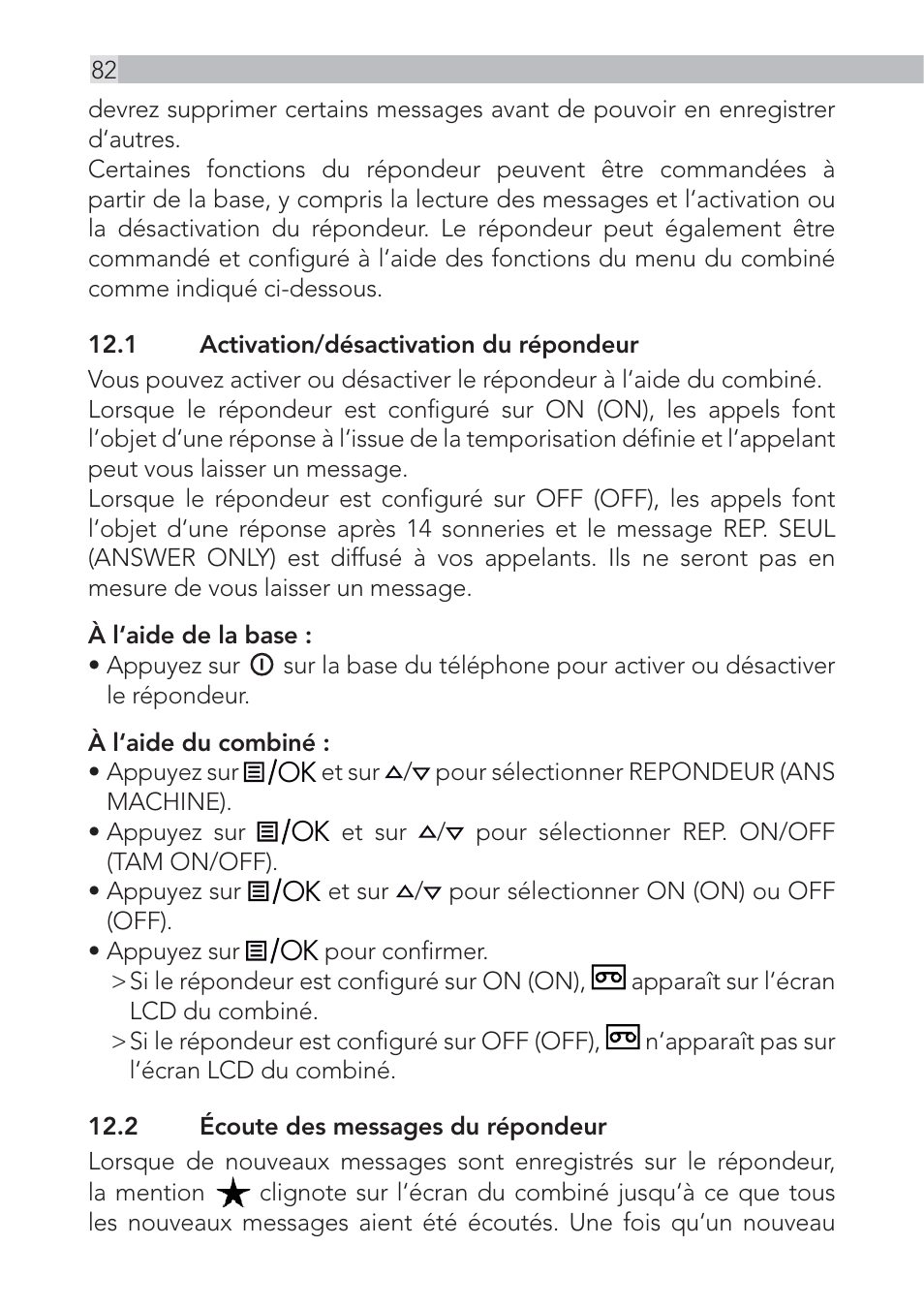 AEG Voxtel D555 User Manual | Page 82 / 120