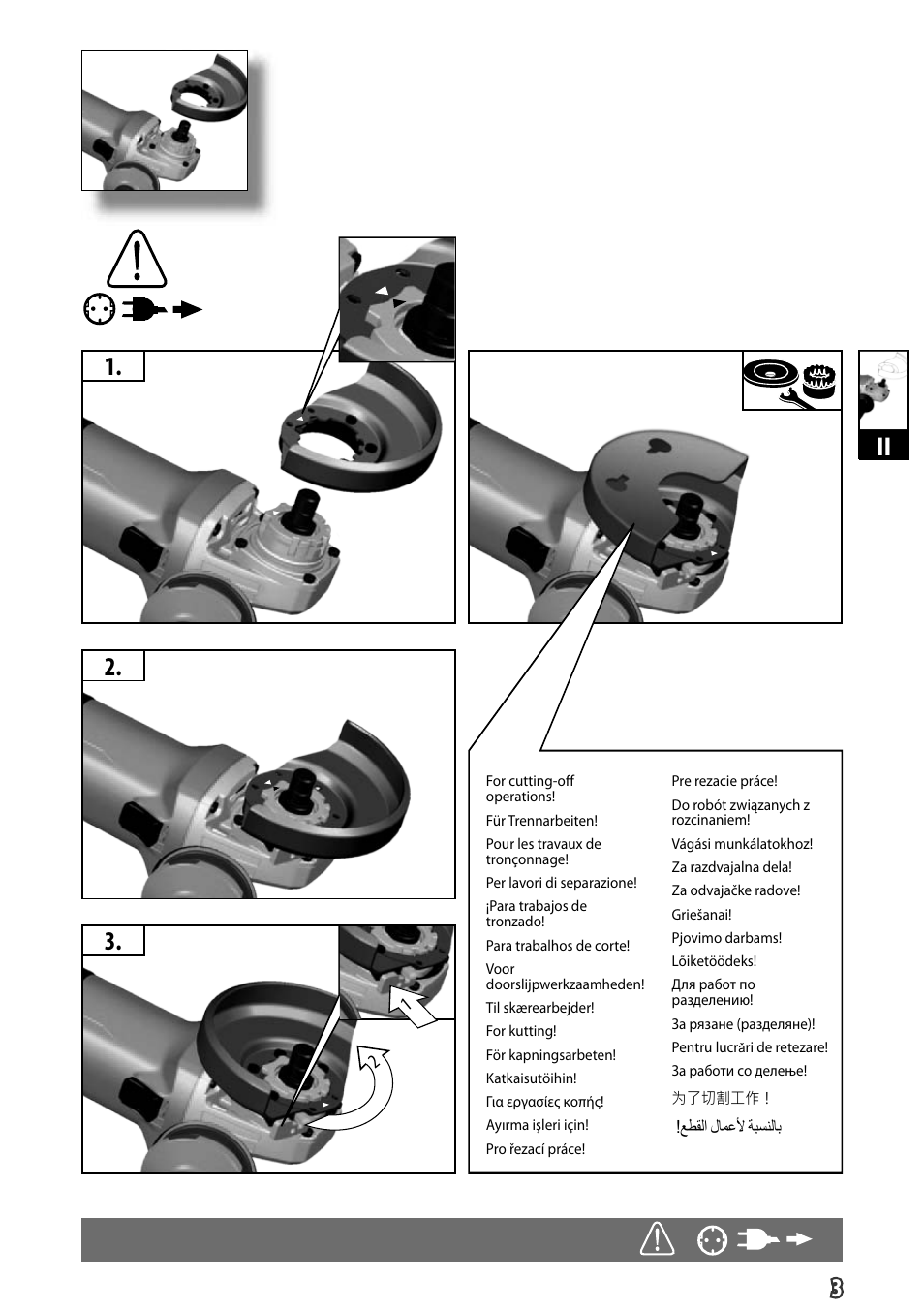 3ii 1. 2. 3 | AEG WS 9-115 User Manual | Page 5 / 125