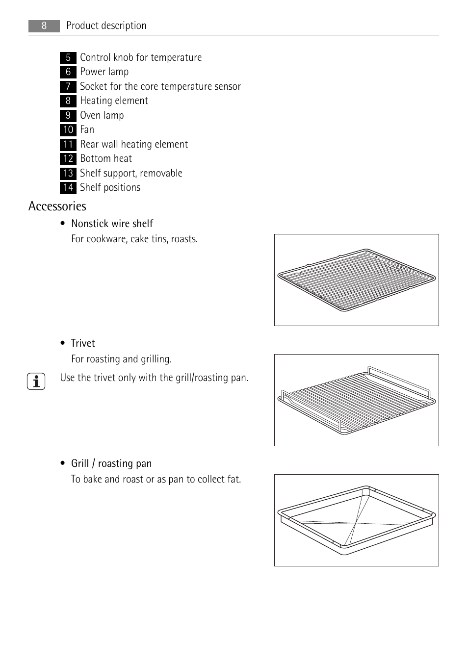 Accessories | AEG BE3003021M User Manual | Page 8 / 40
