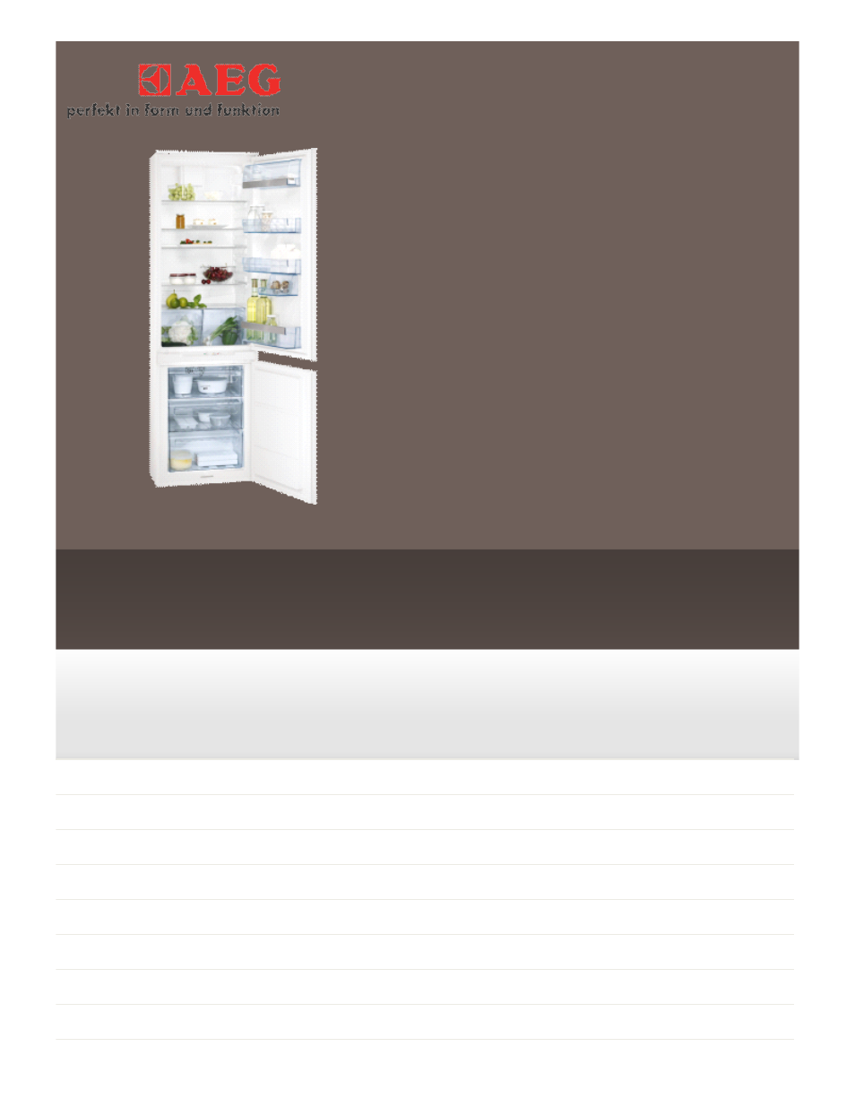 AEG SCS71800F0 User Manual | 2 pages