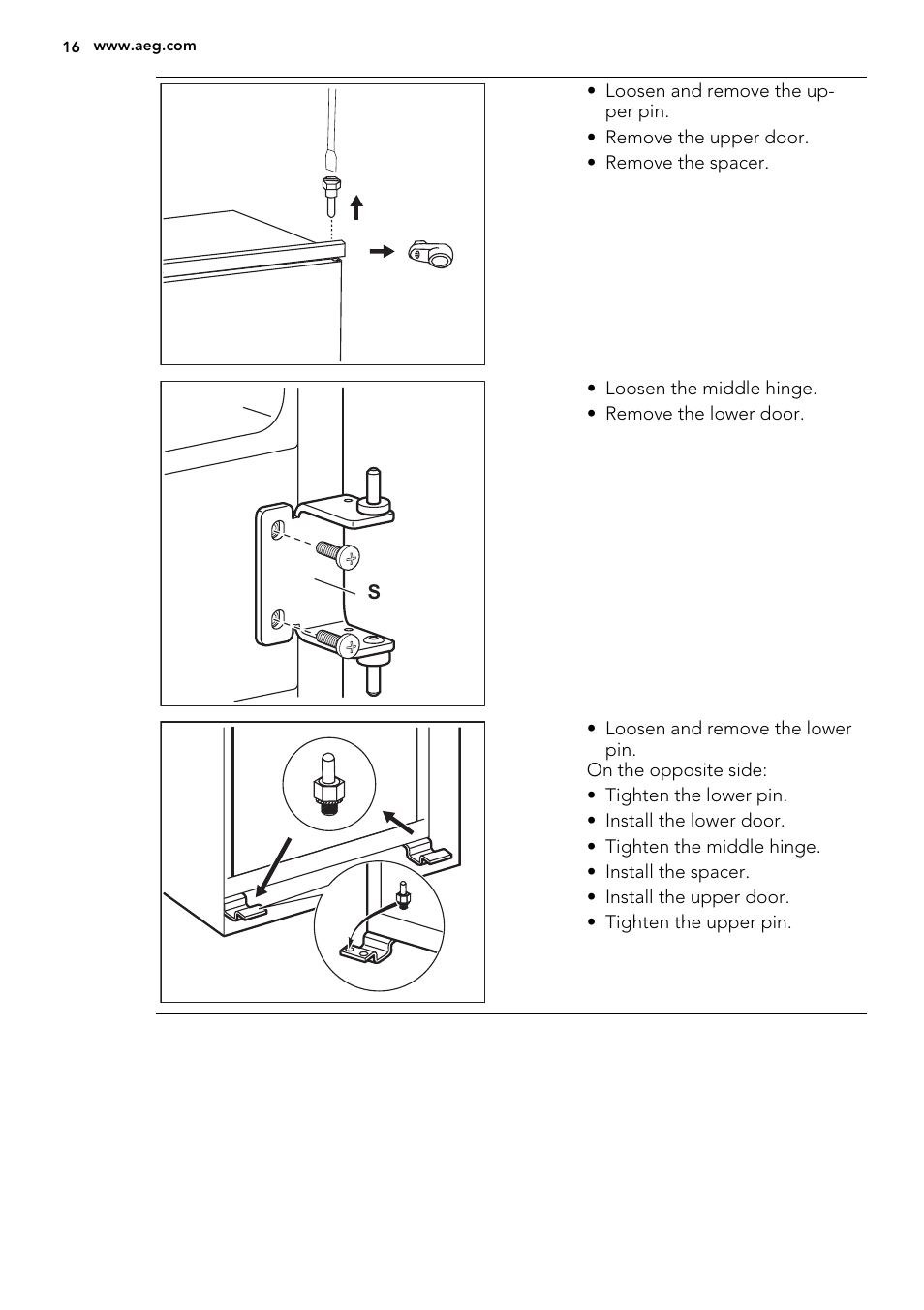 AEG SCS51800F0 User Manual | Page 16 / 24