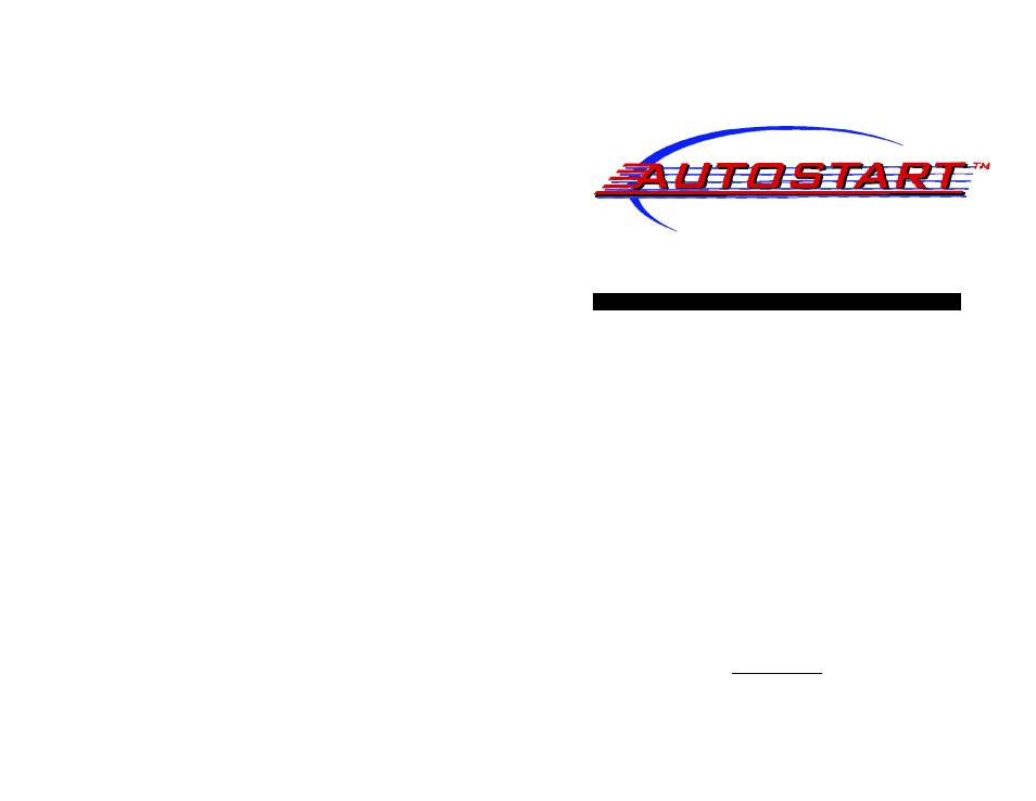 Autostart AS-PRG-1000 User Manual | 8 pages