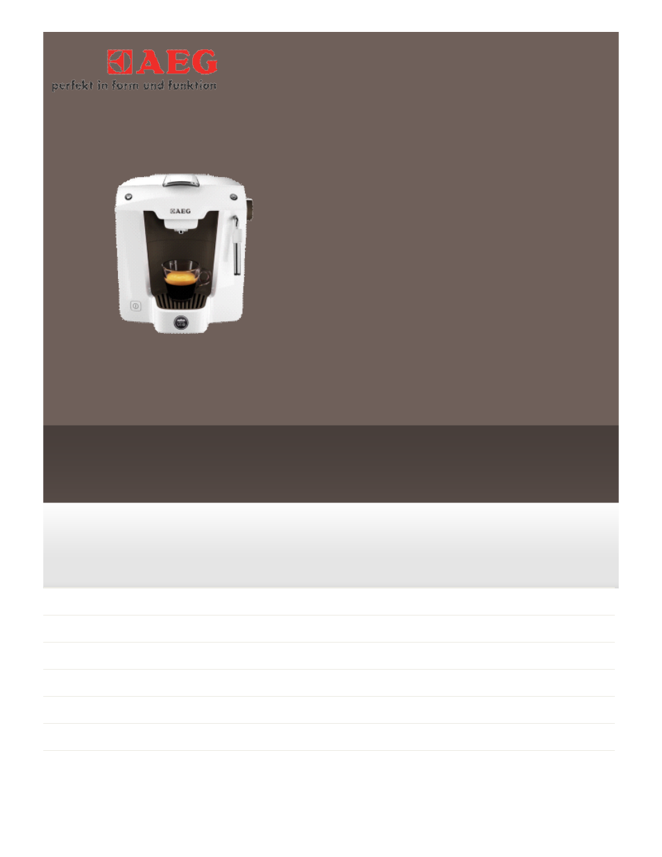 AEG LM5100PU-U User Manual | 1 page