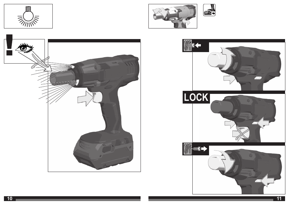 Lock | AEG BSS 18C 12Z User Manual | Page 6 / 35