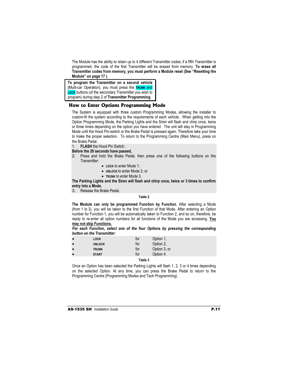 Autostart AS-1535 SH User Manual | Page 11 / 19
