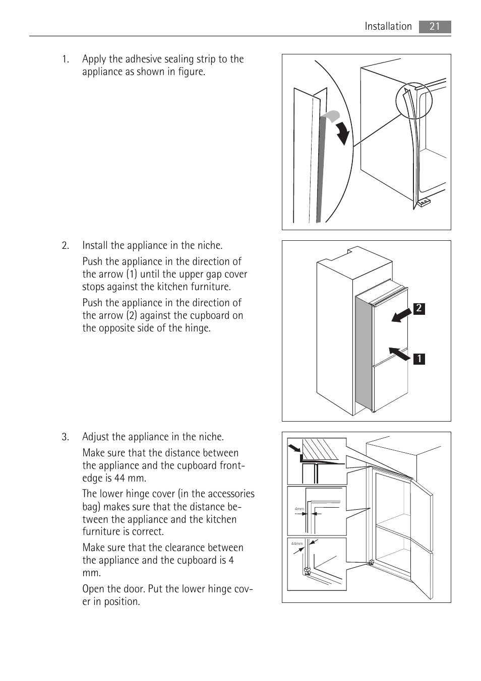 AEG SCS51810S0 User Manual | Page 21 / 28
