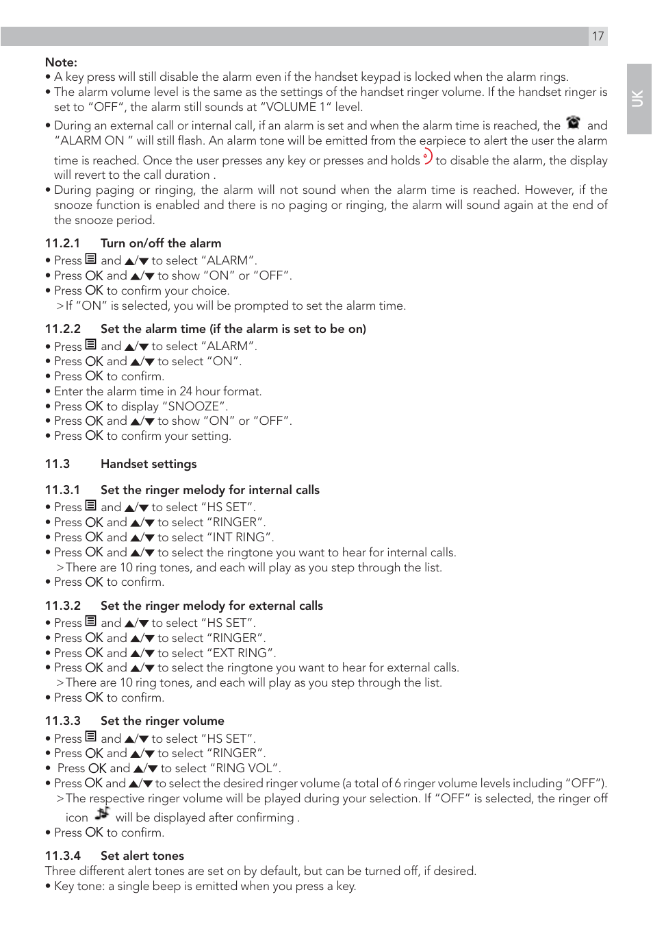 AEG Voxtel S110 combo User Manual | Page 17 / 24