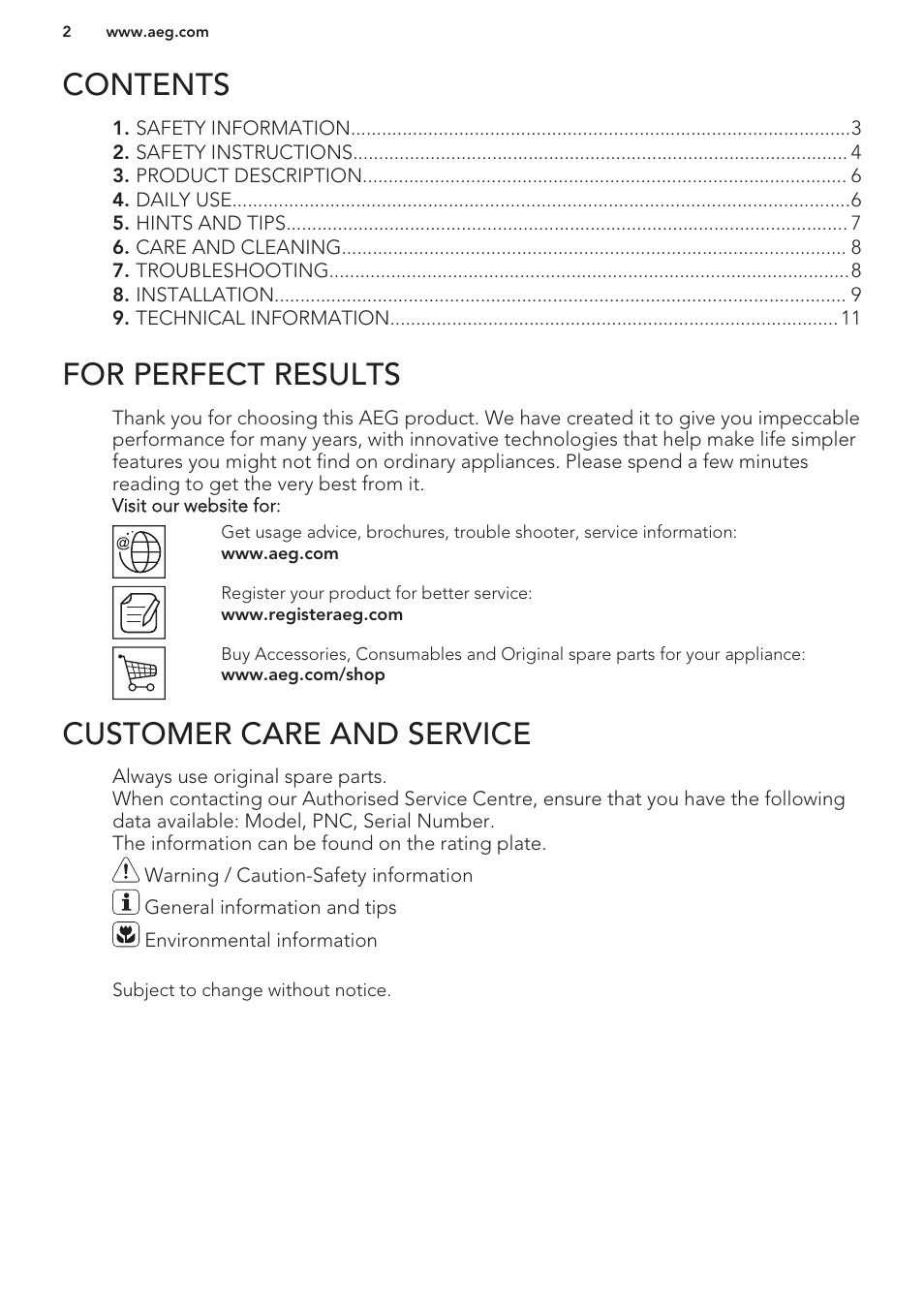 AEG HK614010MB User Manual | Page 2 / 12