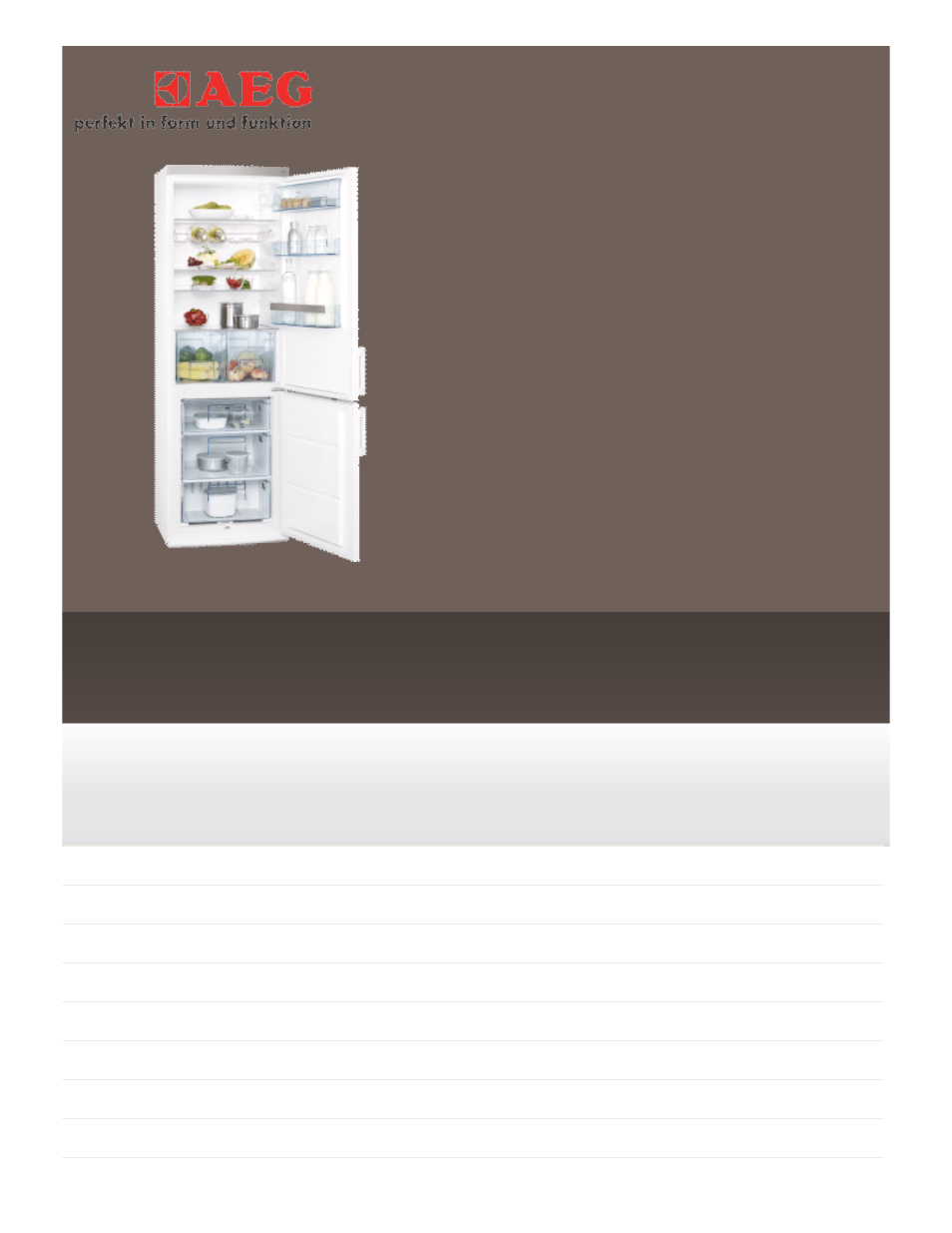 AEG S83600CMM0 User Manual | 2 pages