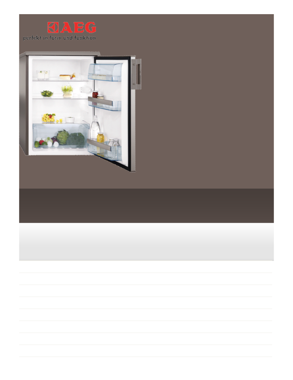 AEG S54000KMW0 User Manual | 2 pages