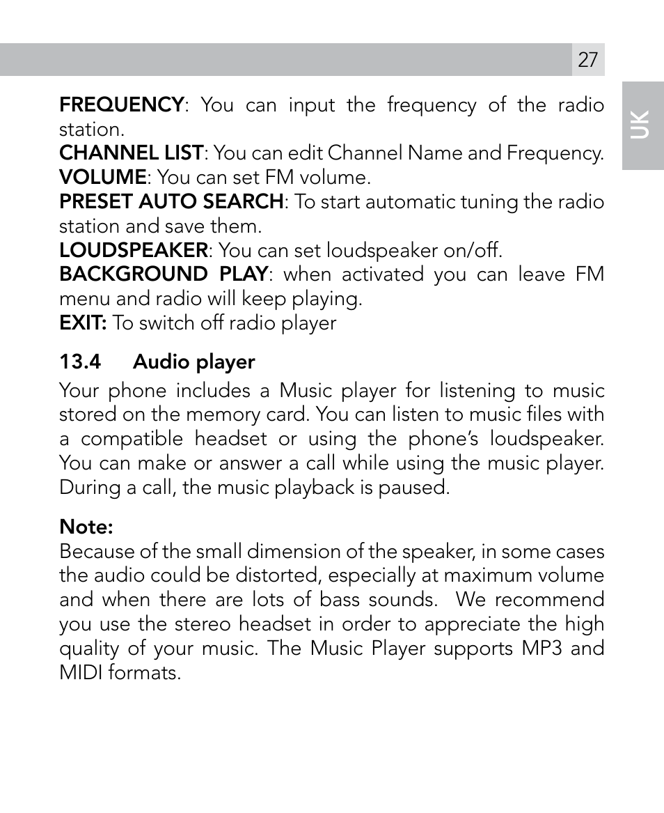 AEG Voxtel M300 User Manual | Page 27 / 38