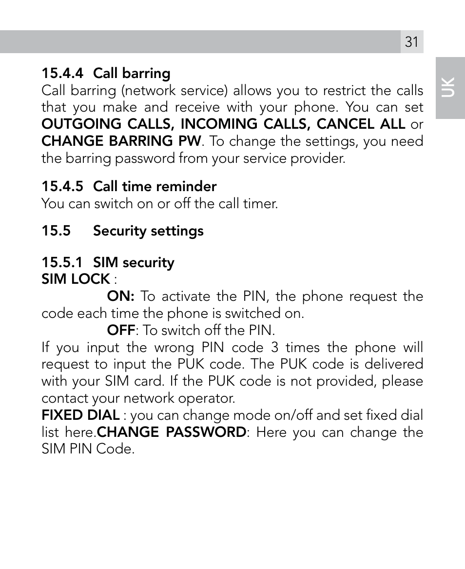 AEG Voxtel M300 User Manual | Page 31 / 38