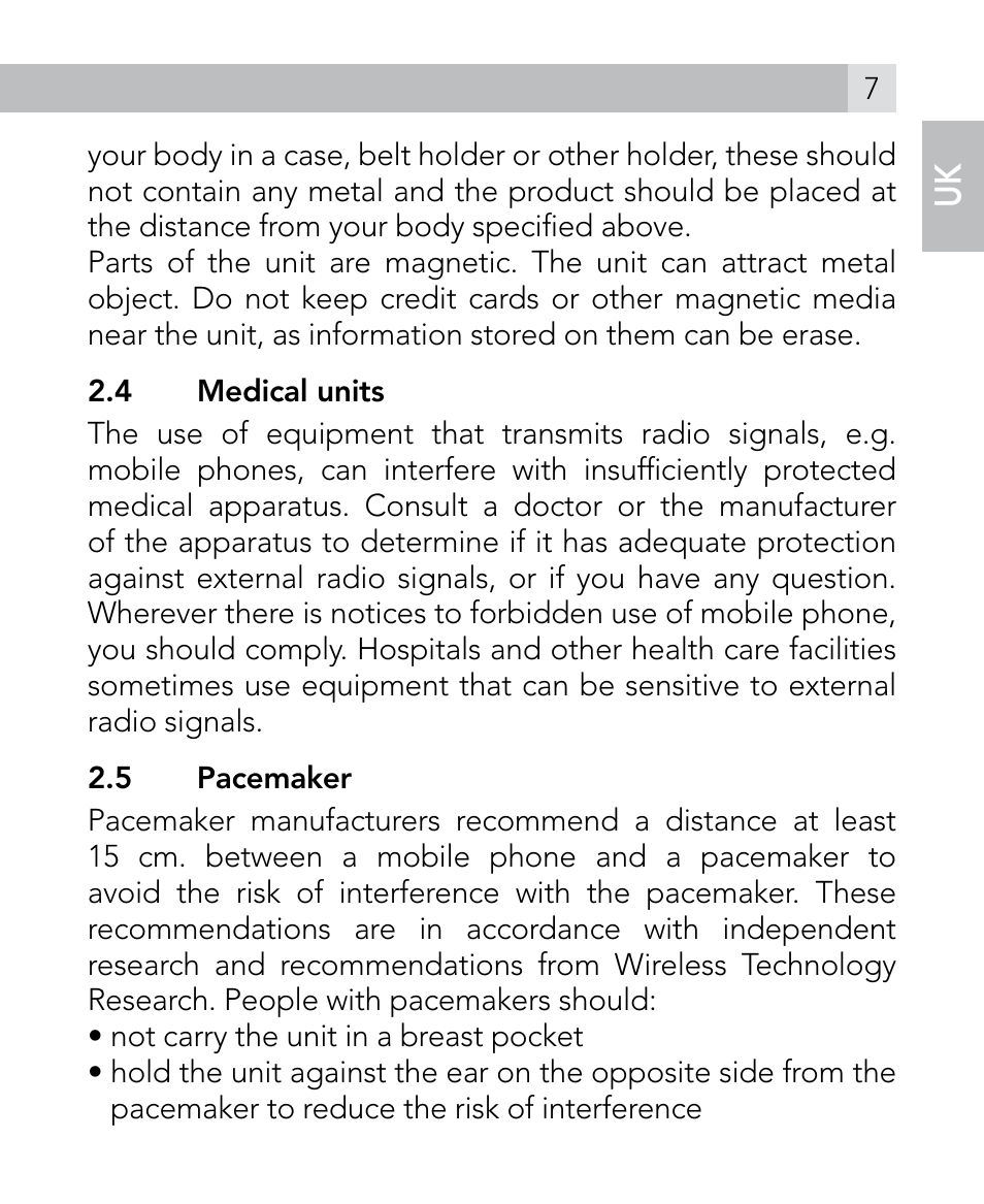AEG Voxtel M300 User Manual | Page 7 / 38