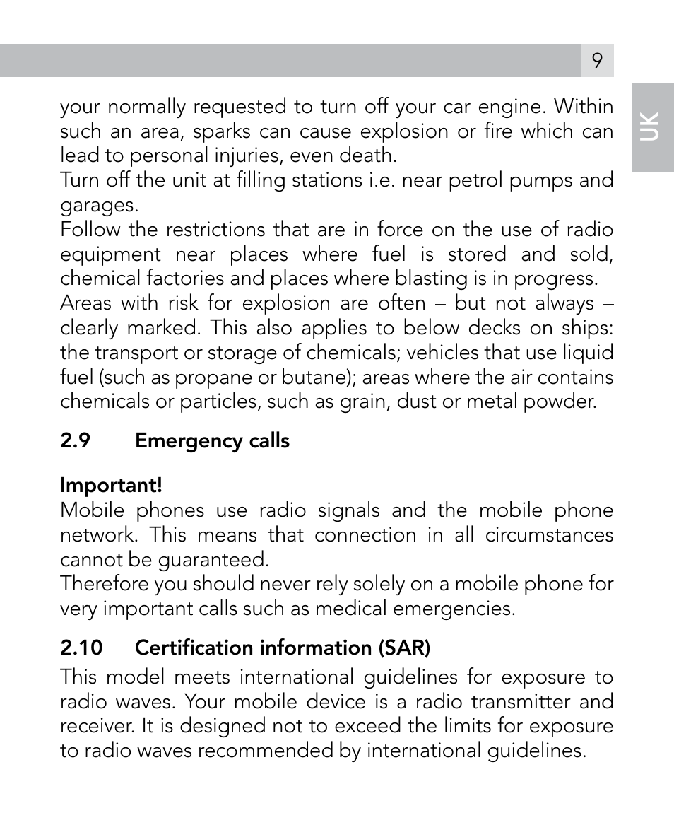 AEG Voxtel M300 User Manual | Page 9 / 38