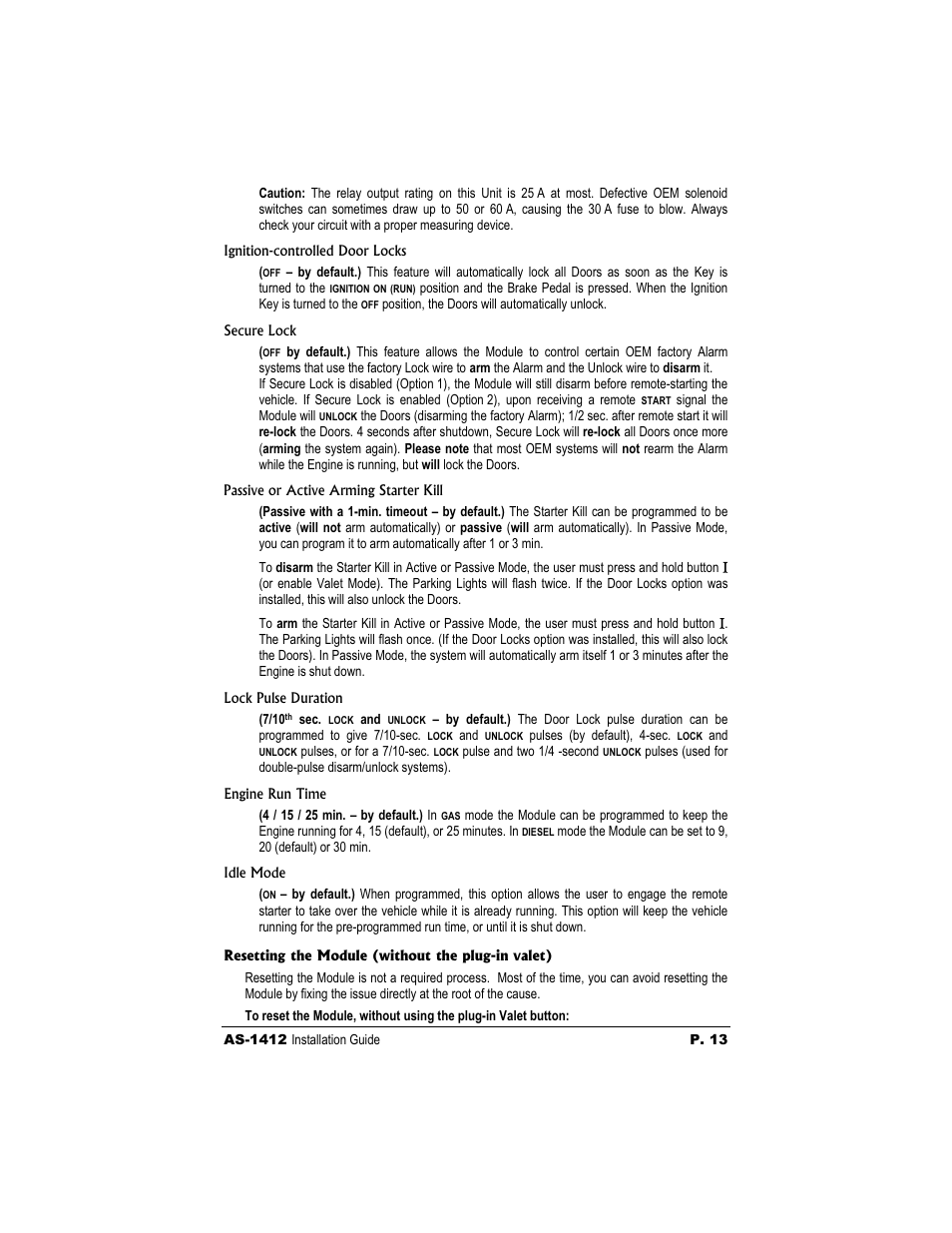 Autostart AS-1412 User Manual | Page 13 / 14