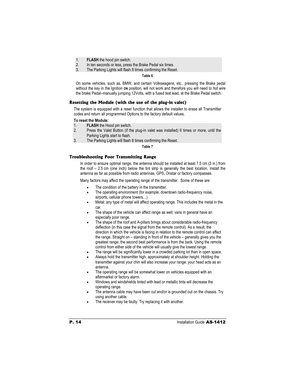 Autostart AS-1412 User Manual | Page 14 / 14