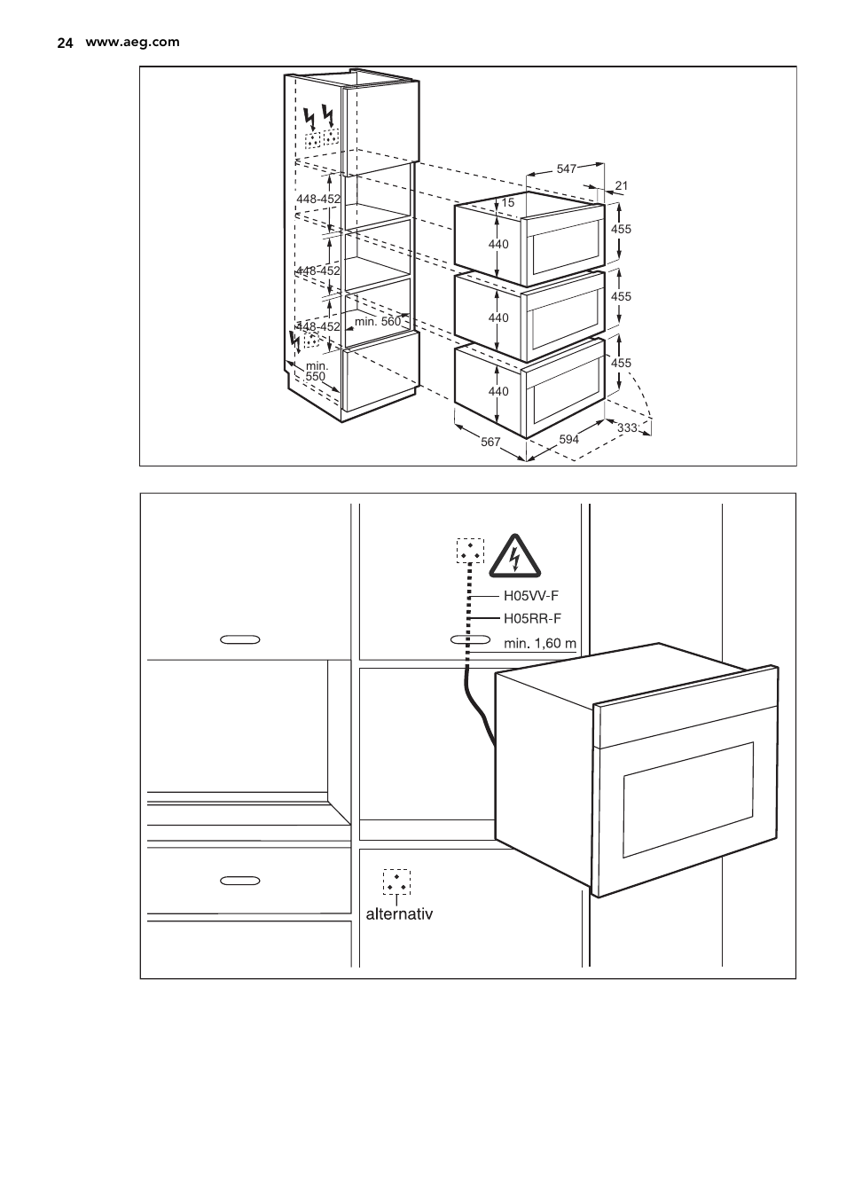 AEG KE8404001M User Manual | Page 24 / 32