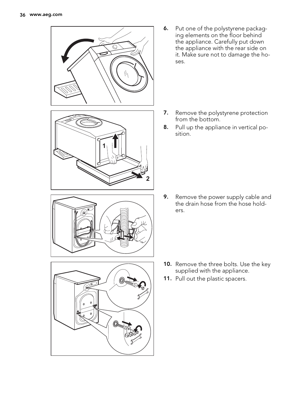 AEG L99695HWD User Manual | Page 36 / 44