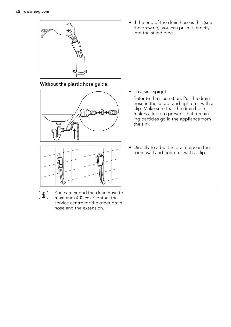 AEG L99695HWD User Manual | Page 40 / 44