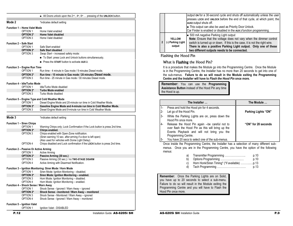 Autostart AS-6205i SH User Manual | Page 9 / 10