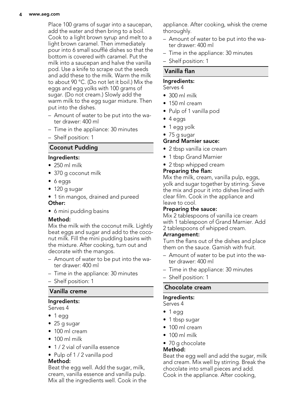 AEG KE8404001M User Manual | Page 4 / 12