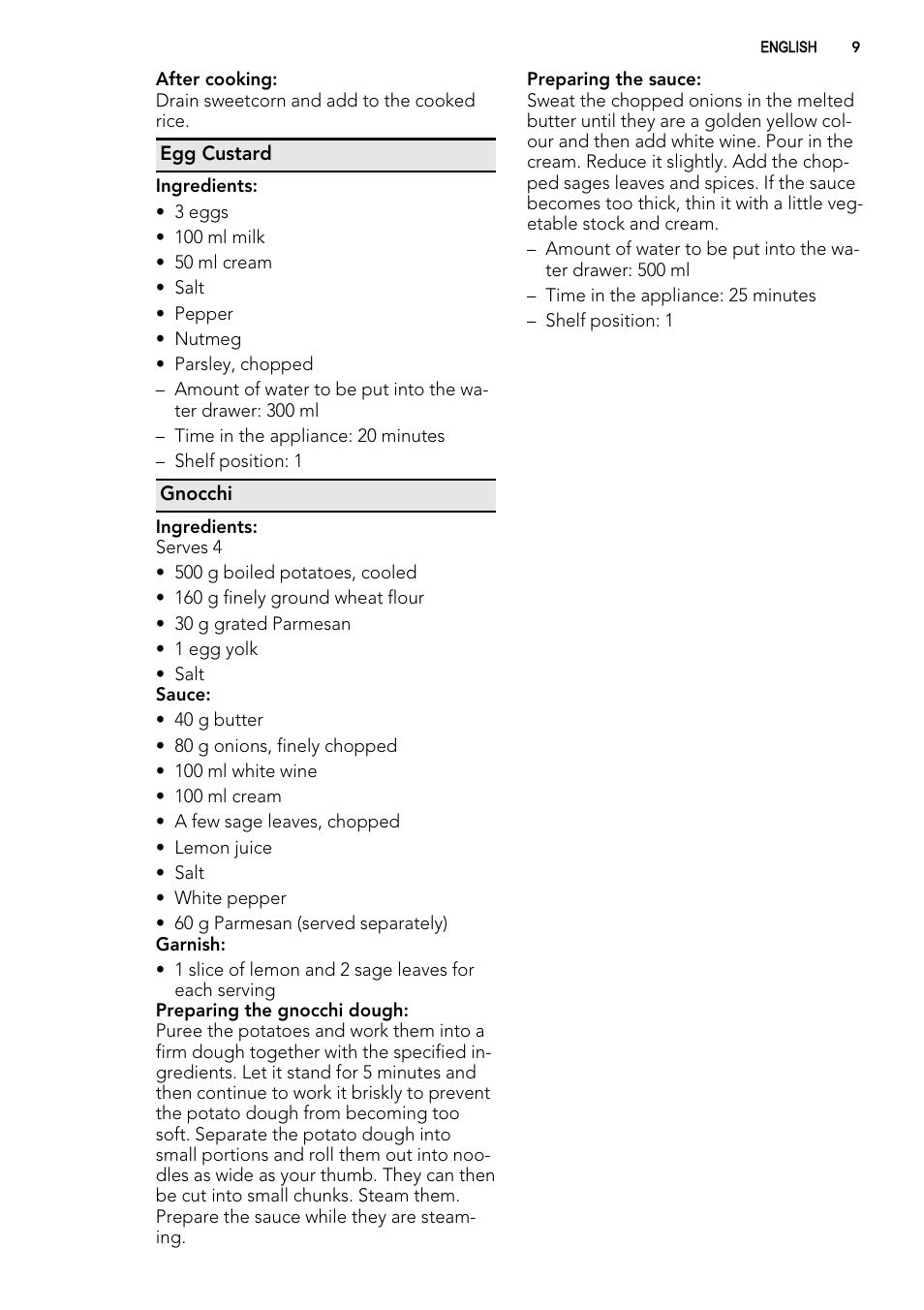 AEG KE8404001M User Manual | Page 9 / 12