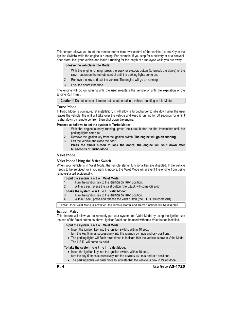 Autostart AS-1725 User Manual | Page 4 / 9
