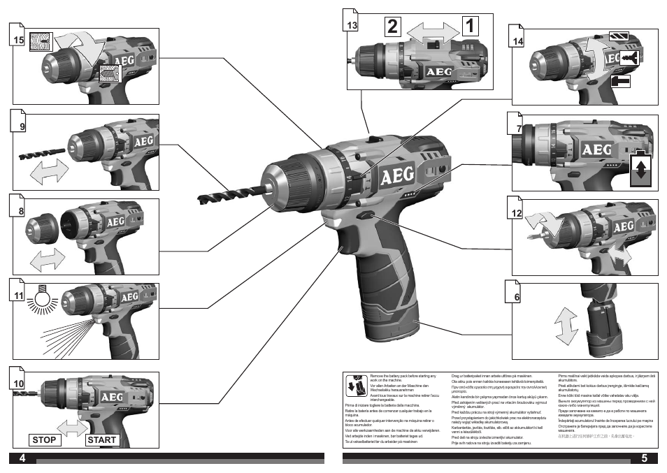AEG BSB 12C2 User Manual | Page 3 / 37