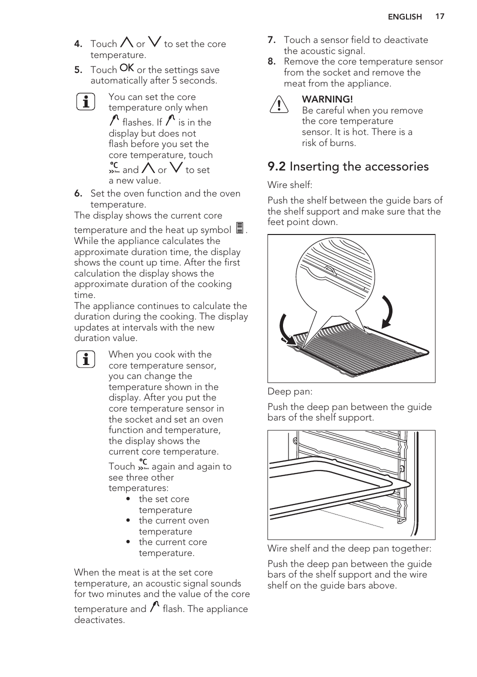 2 inserting the accessories | AEG BP8314001M User Manual | Page 17 / 40