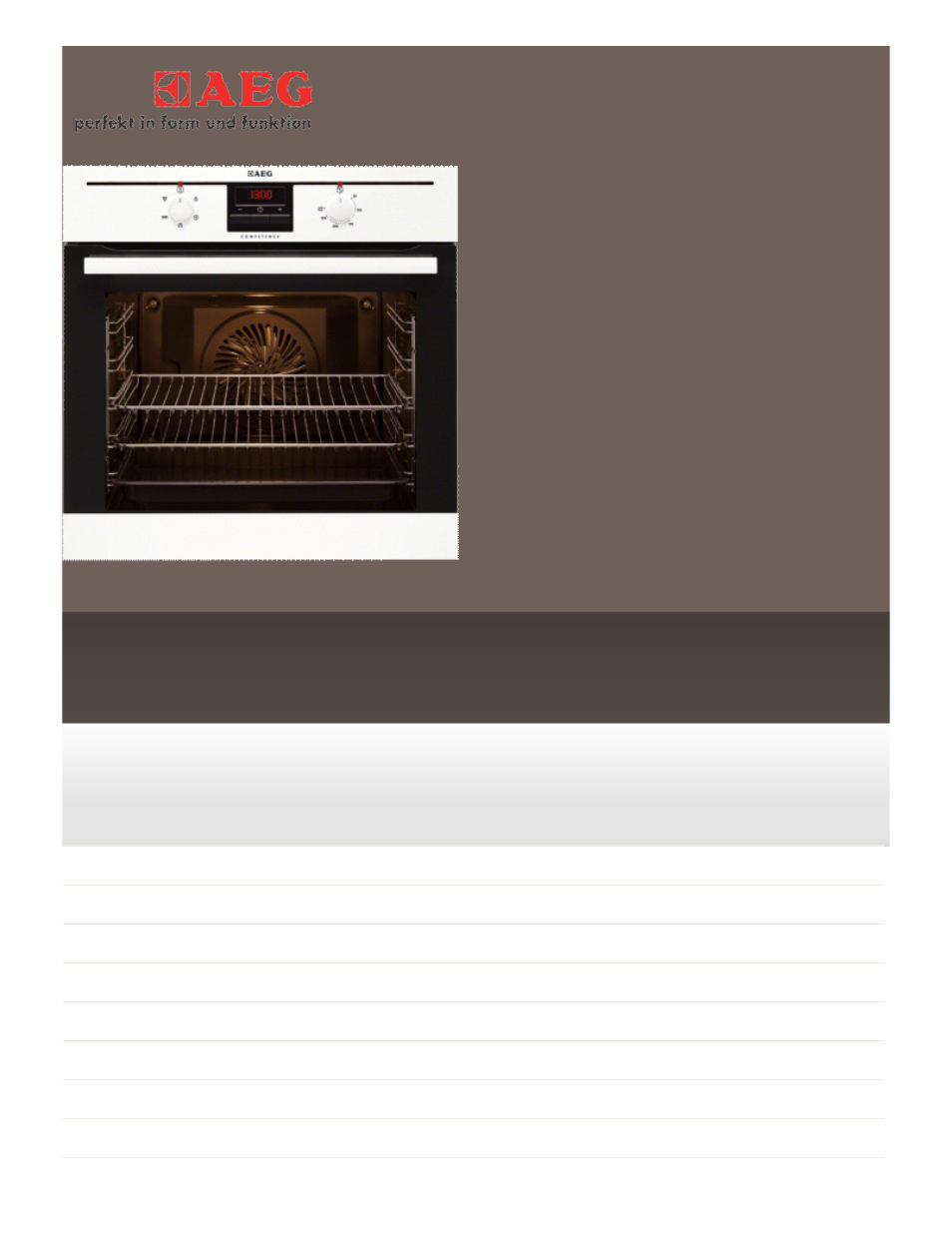 AEG BP5304001M User Manual | 2 pages