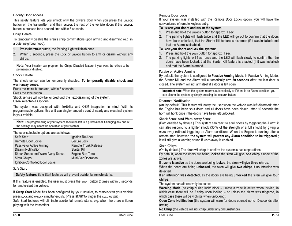 Autostart AS-6270 User Manual | Page 8 / 8